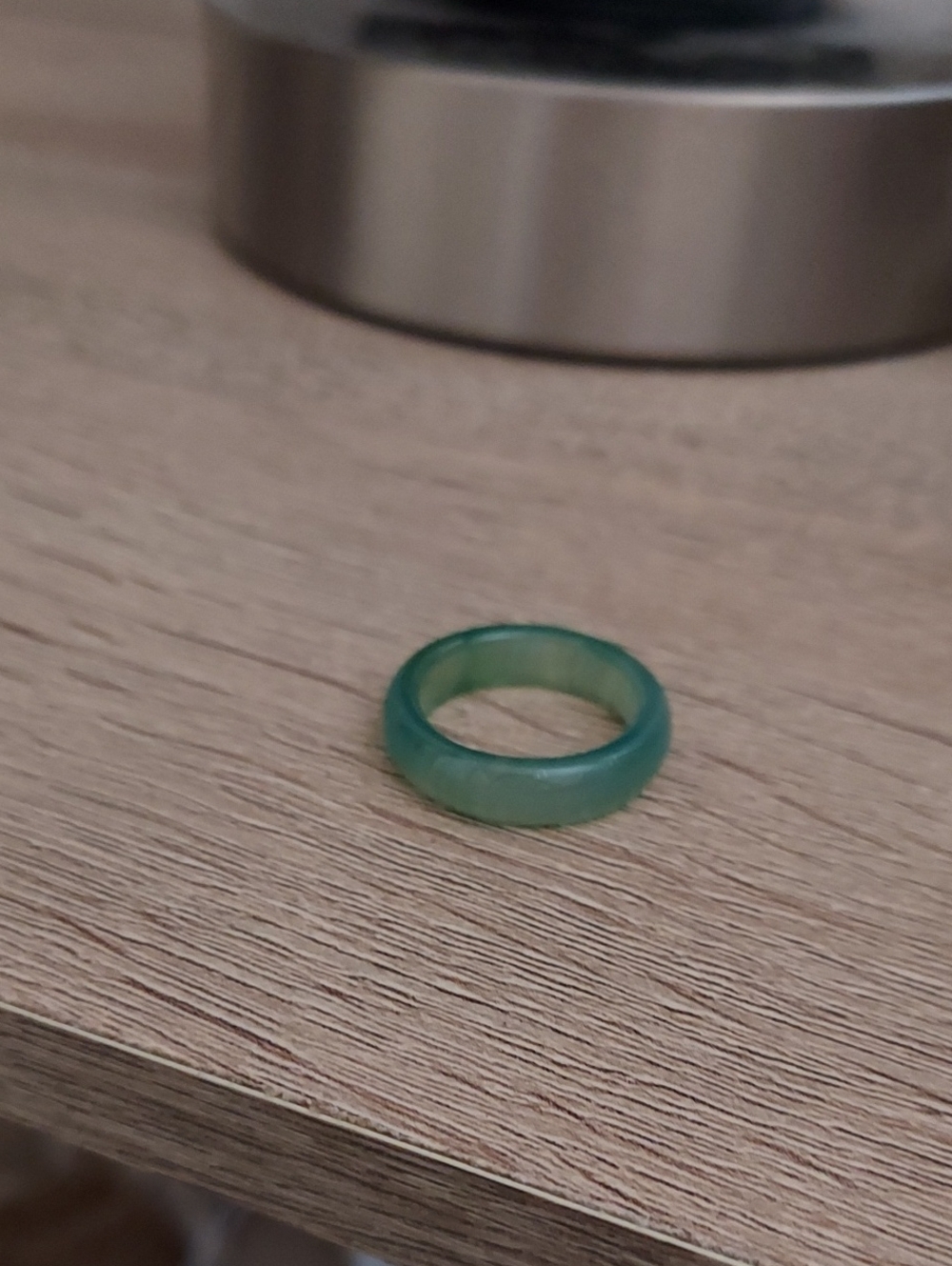 Green Resin Band Ring - Women's Jewelry